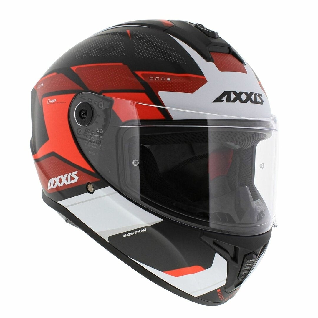 AXXIS-CASCO FF112C DRAKEN S SONAR B5 ROJO FLUOR MATE