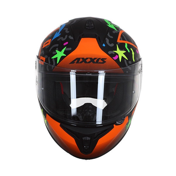 AXXIS-CASCO FF112C DRAKEN S SONAR B3 NARANJA FLUOR MATE