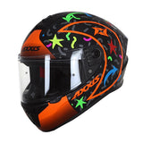 AXXIS-CASCO FF112C DRAKEN S SONAR B3 NARANJA FLUOR MATE