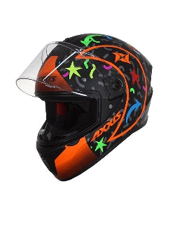 AXXIS-CASCO FF112C DRAKEN S SONAR B3 NARANJA FLUOR MATE