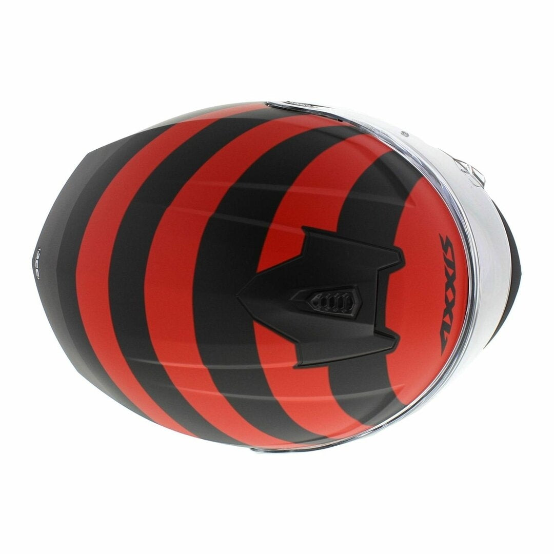 AXXIS-CASCO FF112C DRAKEN S SONAR B15 ROJO FLUOR MATE