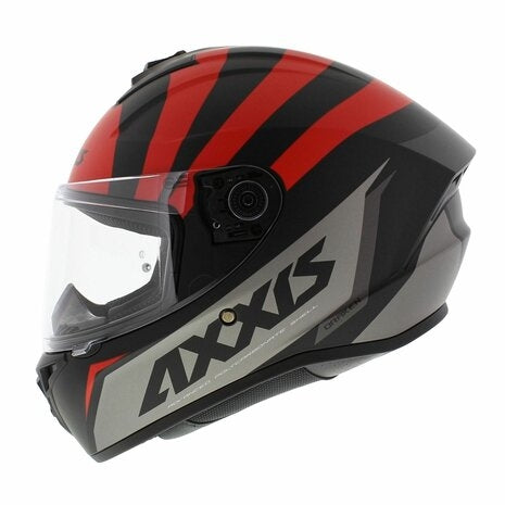 AXXIS-CASCO FF112C DRAKEN S SONAR B15 ROJO FLUOR MATE