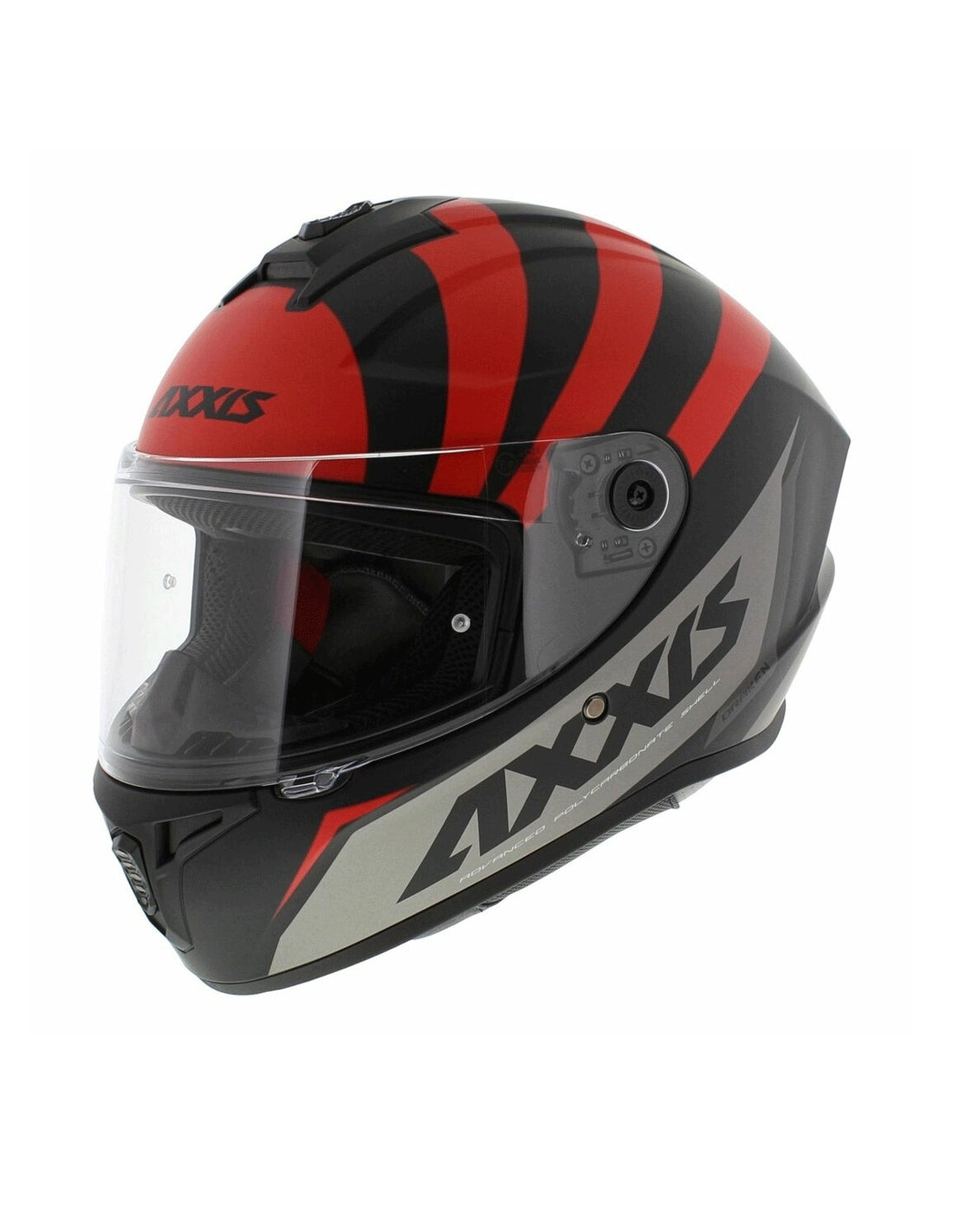 AXXIS-CASCO FF112C DRAKEN S SONAR B15 ROJO FLUOR MATE