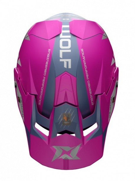 AXXIS-CASCO MX803 WOLF JACKAL C18 ROSA MATE