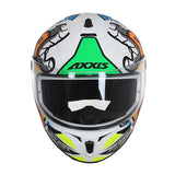 AXXIS-CASCO FF112C DRAKEN S PARROT A0 BLANCO PERLA MATE