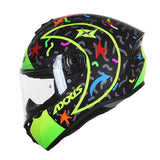 AXXIS-CASCO FF112C DRAKEN S CRAZY A3 AMARILLO FLUOR MATE