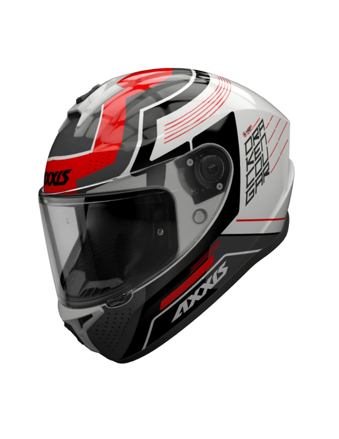 AXXIS-CASCO FF112C DRAKEN S COUGAR A5 ROJO FLUOR BRILLO