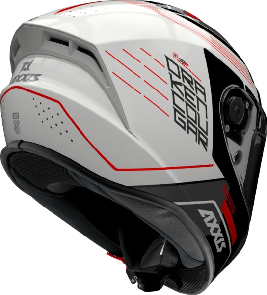 AXXIS-CASCO FF112C DRAKEN S COUGAR A5 ROJO FLUOR BRILLO