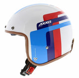 AXXIS-CASCO OF507SV HORNET SV OLD STYLE A7 AZUL PERLA BRILLO