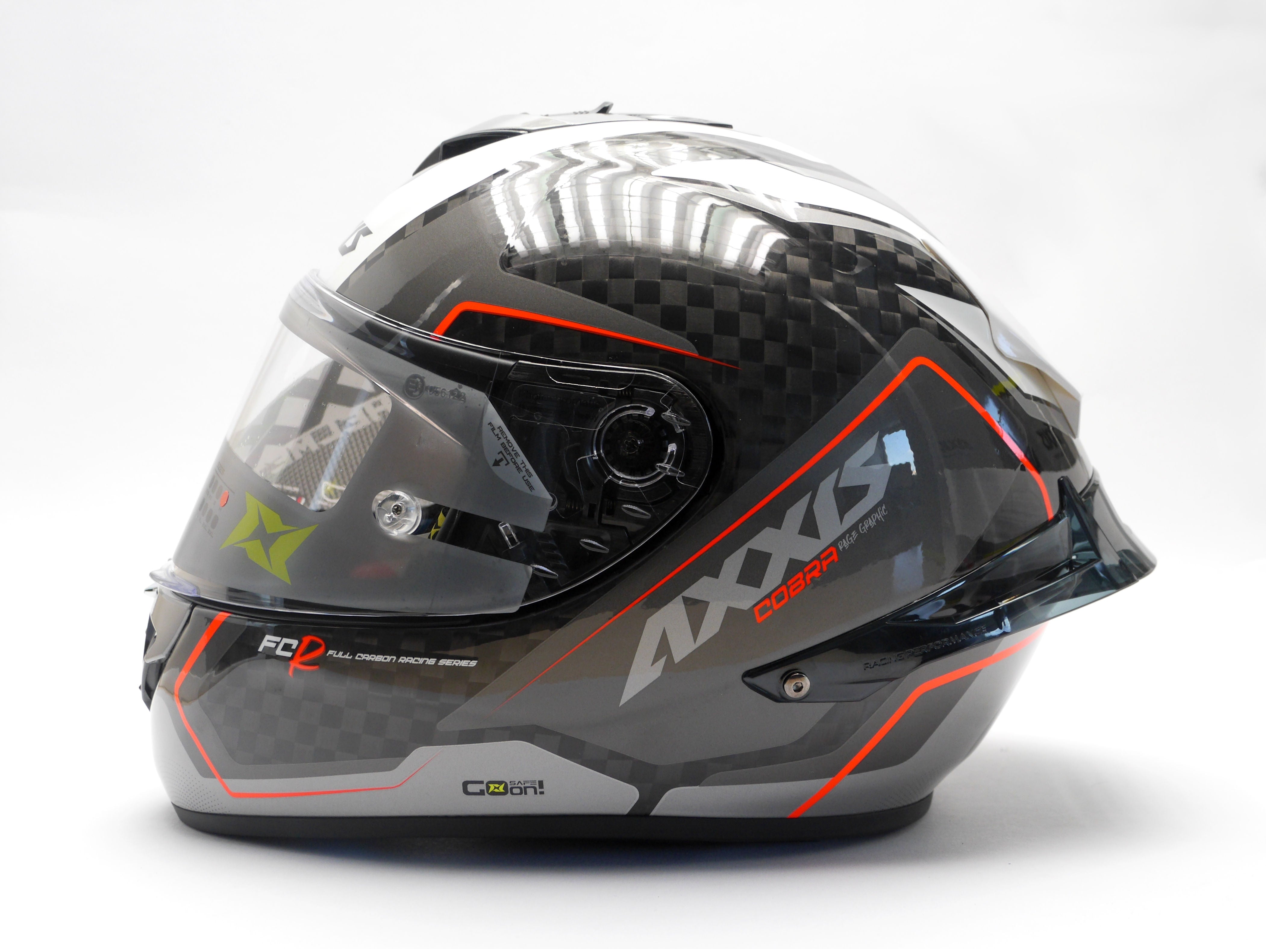 AXXIS-CASCO FF104C COBRA RAGE A2 GRIS PERLA BRILLO
