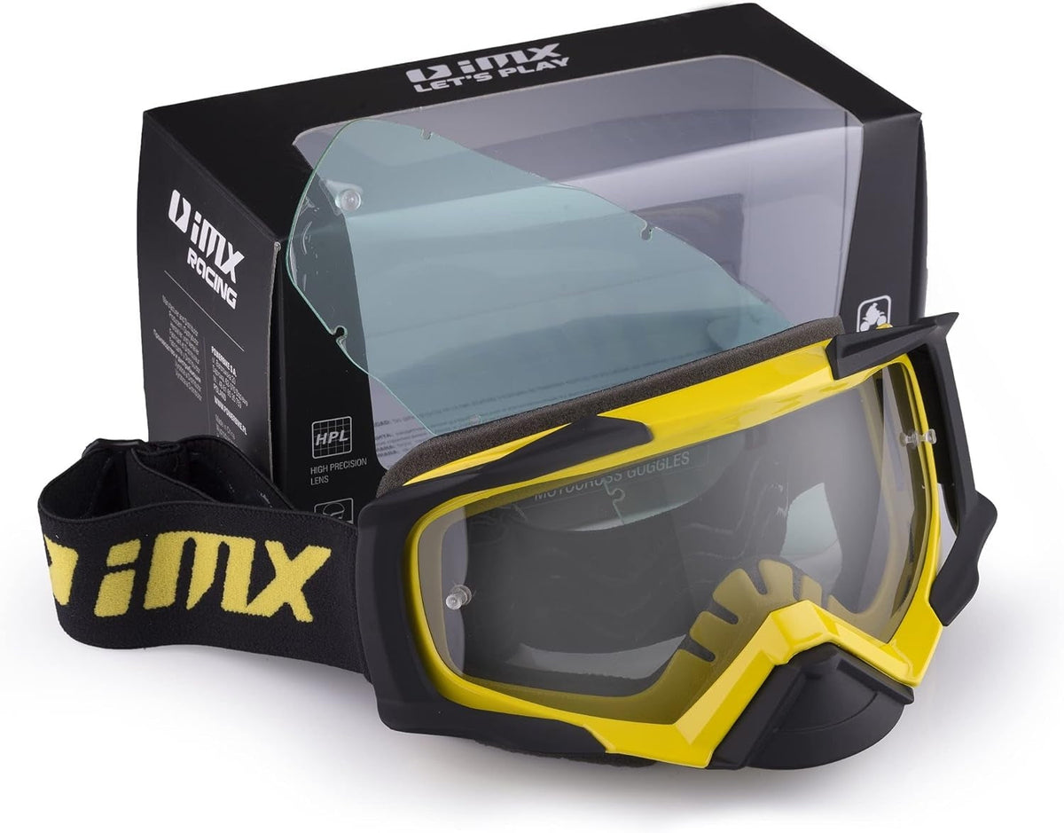 IMX - GAFAS YELLOW/BLACK MATT WITH DARK SMOKE