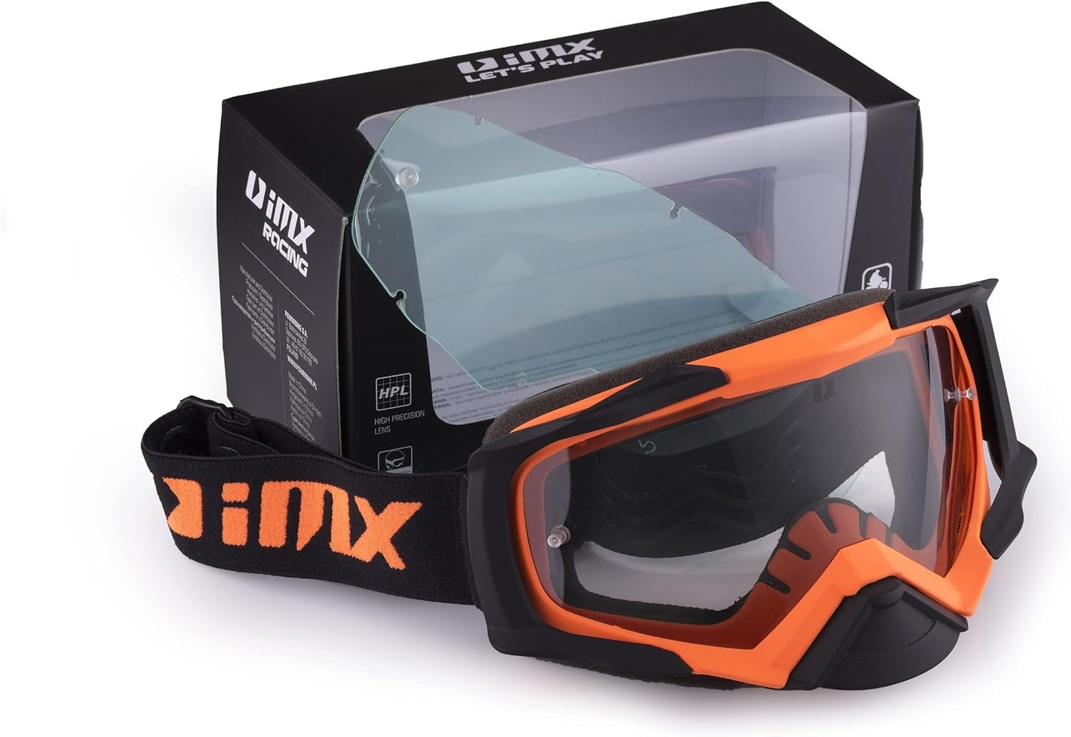 IMX - GAFAS ORANGE MATT/BLACK MATT WITH DARK SMOKE – 1 – Maximomoto PT