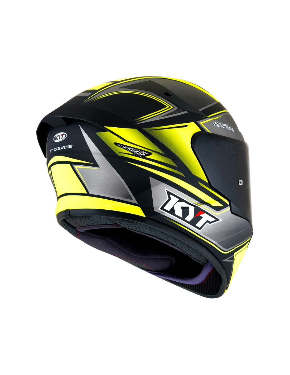 KYT- CASCOS TT-COURSE TOURIST MATT YELLOW FLUO