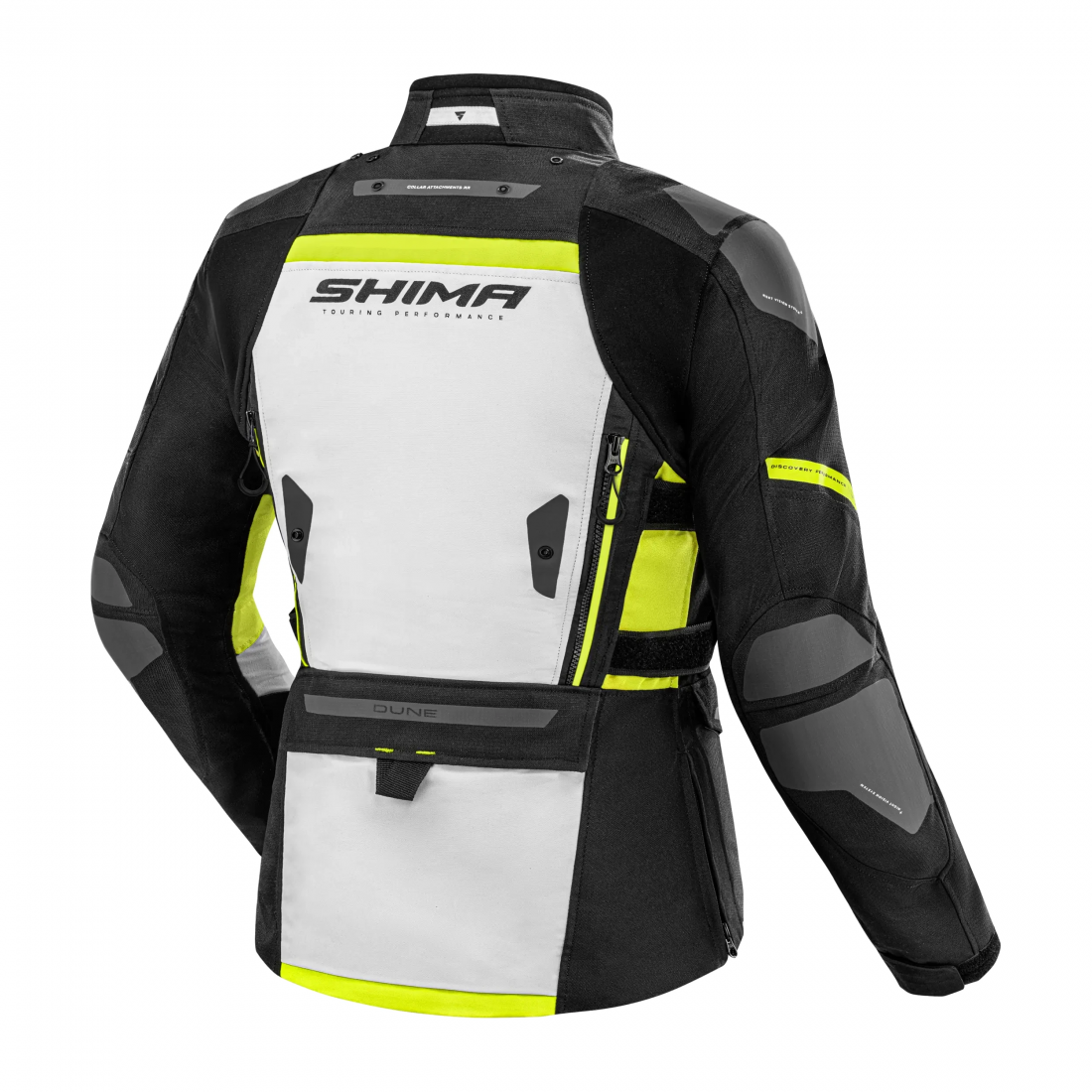 SHIMA DUNE SENHORA CASACOS TEXTIL DE MOTO PRETO AMARILLO FLOU – 2 – Maximomoto PT