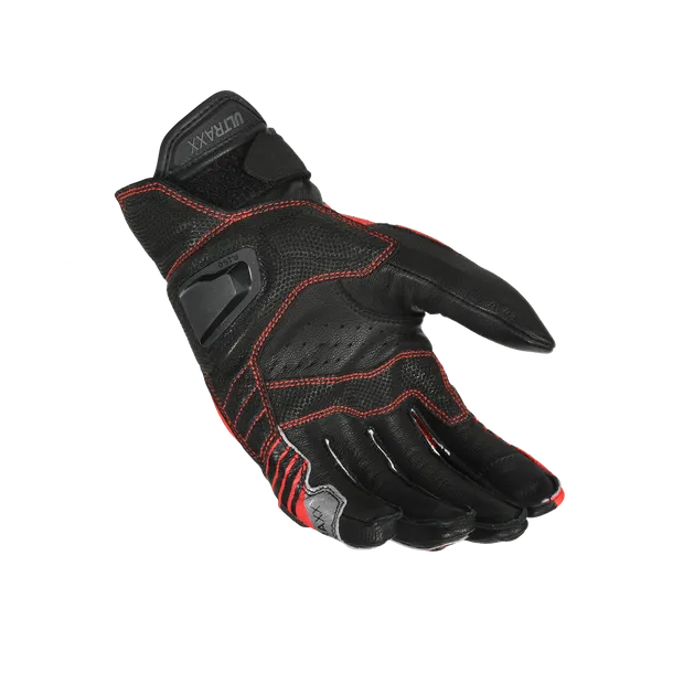 MACNA ULTRAXX HOMEM MOTOCICLETA ESPORTES LUVAS PRETAS VERMELHAS – 2 – Maximomoto PT
