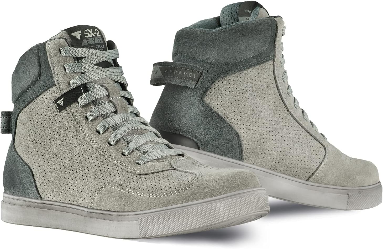 SHIMA SX-2 LADIES' GRAY MOTORCYCLE BOOTS – 1 – Maximomoto PT