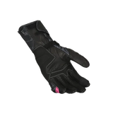 MACNA KROWN MULHER MOTOCICLISTA COURO LUVAS PRETAS