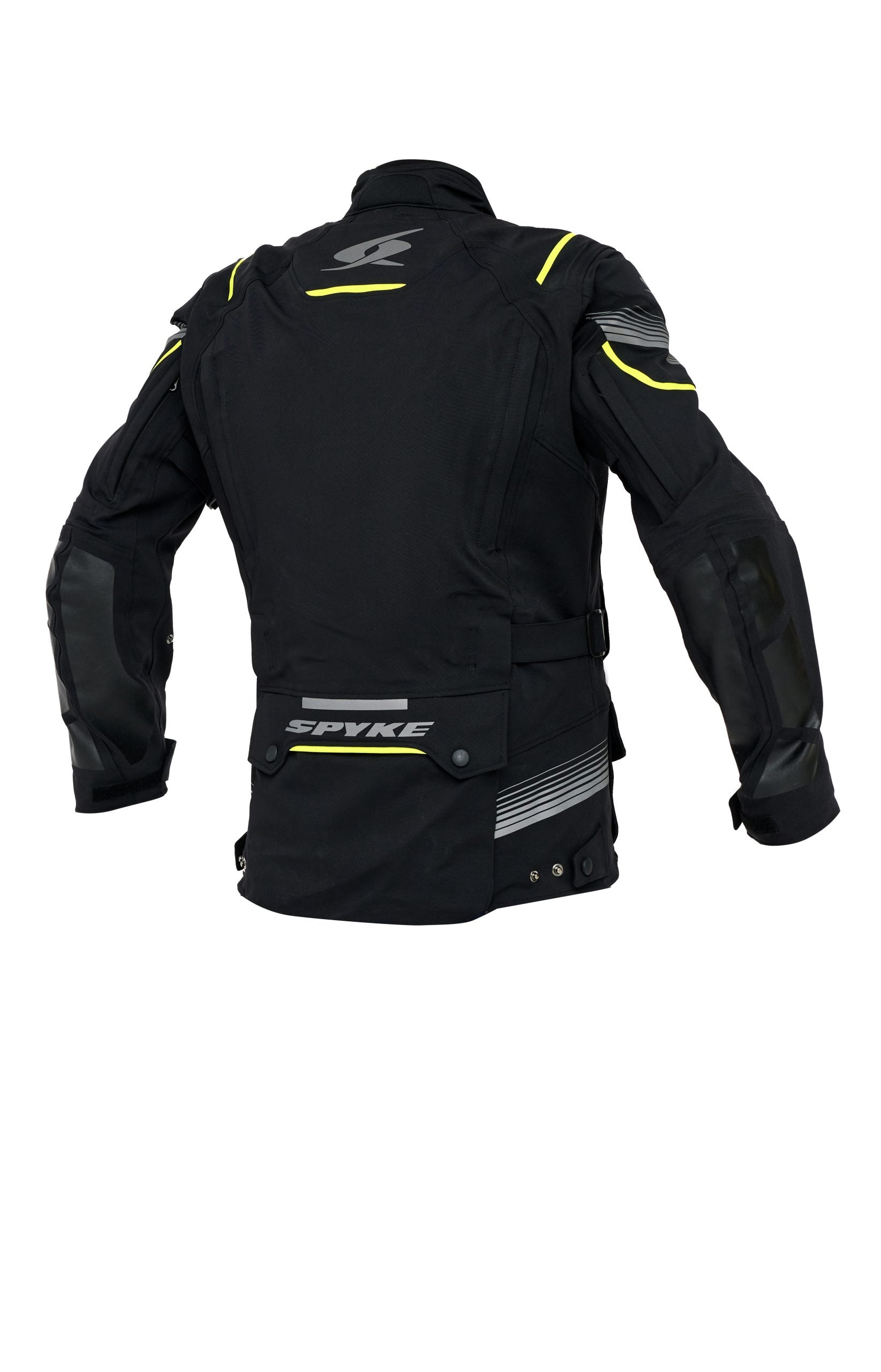 SPYKE - ARTICA DRY TECNO JACKET BLACK/FLUOYELLOW - SECURTEX MOTOR S.L (t/a MaximoMoto)
