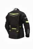 SPYKE - COMPASS DRY TECNO LADY JACKET BLACK/FLUOYELLOW - SECURTEX MOTOR S.L (t/a MaximoMoto)