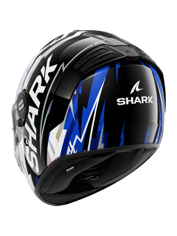 SHARK CASCO INTEGRAL SPARTAN RS HIBOLT Negro Azul Cromado – 3 – Maximomoto PT