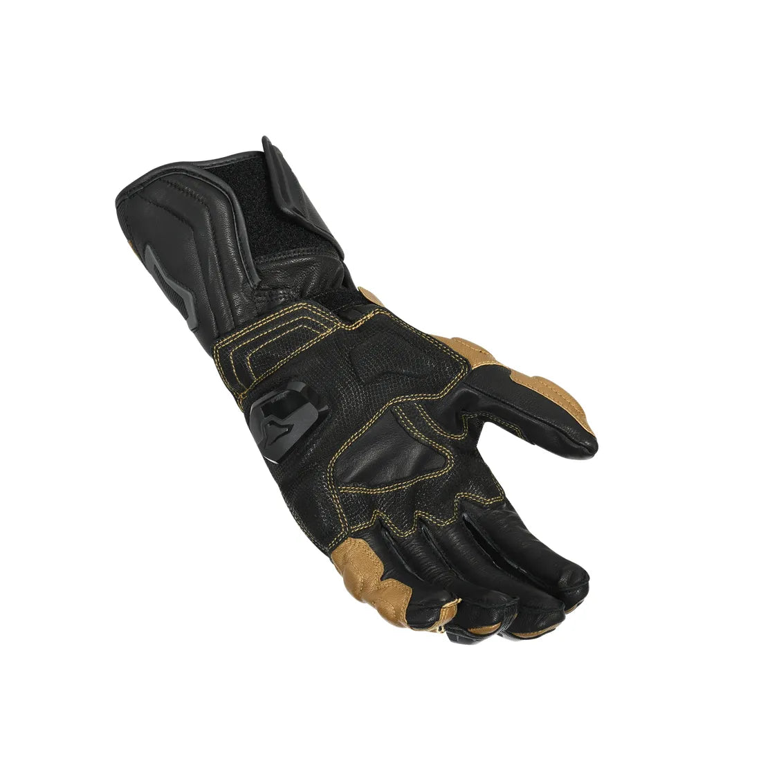 MACNA POWERTRACK MEN'S MOTORCYCLE GLOVES GOLD BLACK DARK GRAY – 2 – Maximomoto PT