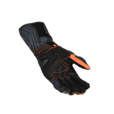 MACNA POWERTRACK MOTOCICLISTA HOMEM LUVAS LARANJA PRETO AZUL ESCURO