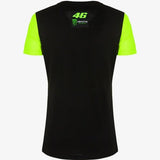 VR46 MUJER MONZA NEGRA CAMISETA