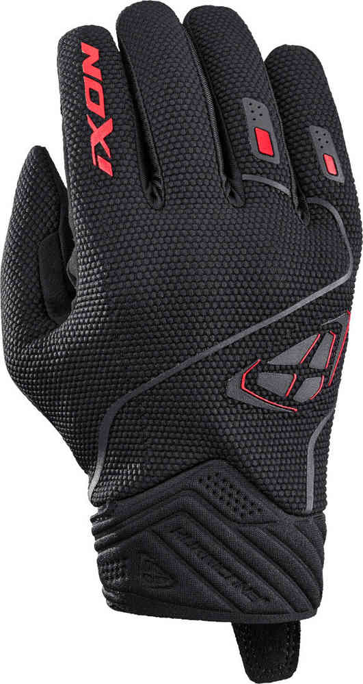 IXON HURRICANE 2 ROADSTER HOMEM CORRIDA LUVAS VERMELHAS PRETAS