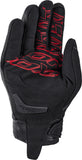 IXON HURRICANE 2 ROADSTER HOMEM CORRIDA LUVAS VERMELHAS PRETAS