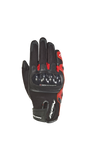 IXON RS RISE AIR ROADSTER HOMEM LUVAS PRETAS VERMELHAS