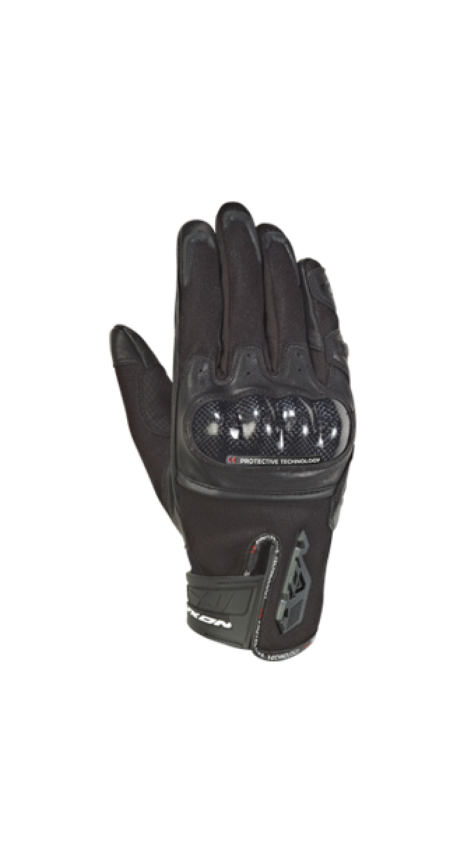 IXON RS RISE AIR ROADSTER MOTORCYCLE MEN'S BLACK GLOVES – 1 – Maximomoto PT