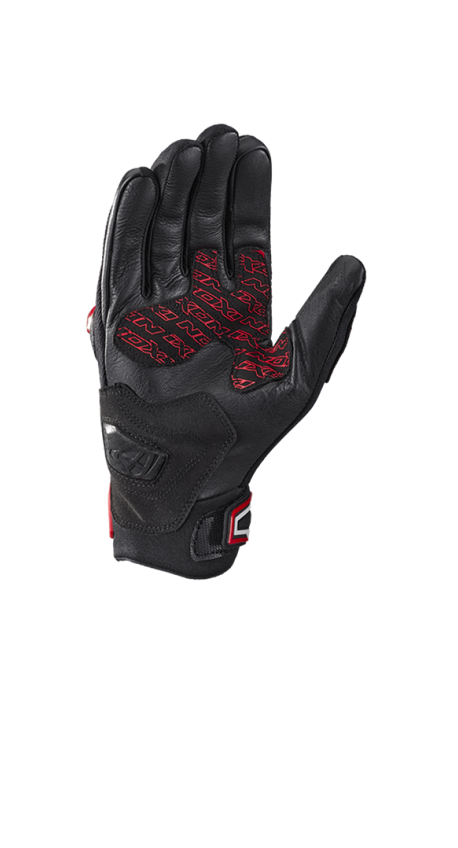 IXON MIRAGE AIR ROADSTER MEN'S GLOVES BLACK WHITE RED – 2 – Maximomoto PT