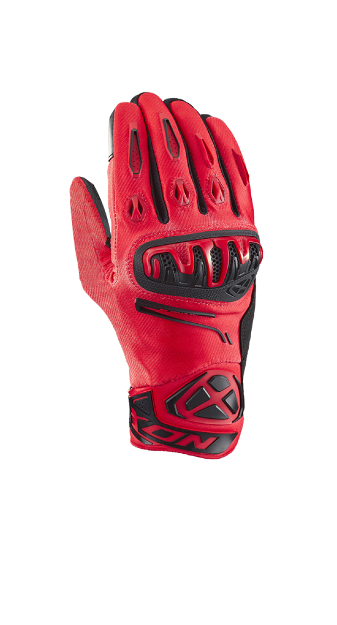 IXON MIRAGE AIR ROADSTER MOTORCYCLE MEN'S BLACK RED GLOVES – 1 – Maximomoto PT