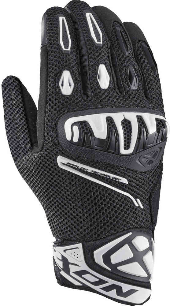 IXON MIRAGE AIRFLOW ROADSTER HOMEM LUVAS PRETO BRANCO