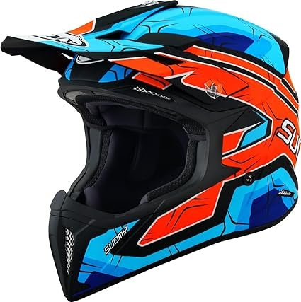 SUOMY-CASCOS X-WING SUBATOMIC MATT ORANGE/BLUE – 6 – Maximomoto PT