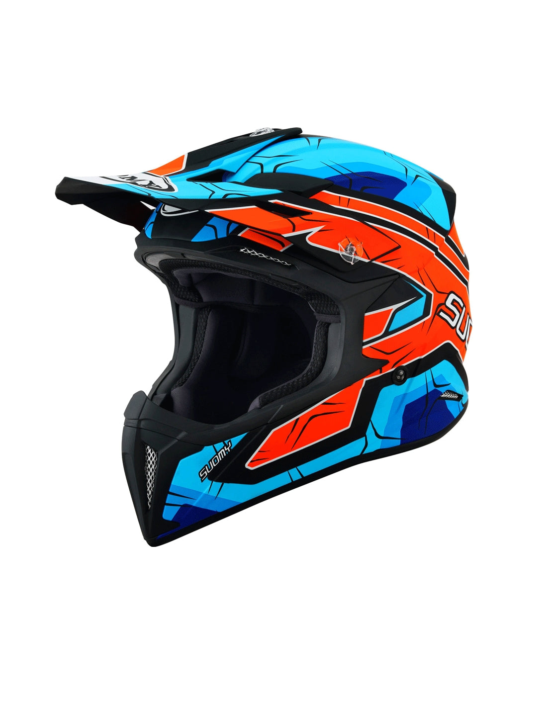 SUOMY-CASCOS X-WING SUBATOMIC MATT ORANGE/BLUE – 1 – Maximomoto PT