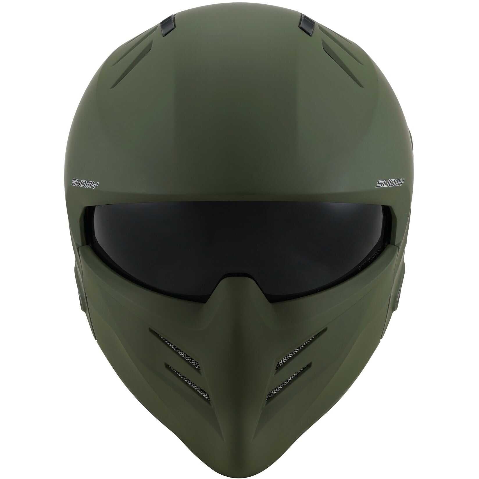 SUOMY-CASCOS ARMOR PLAIN MATT ARMY GREEN E06 – 2 – Maximomoto PT