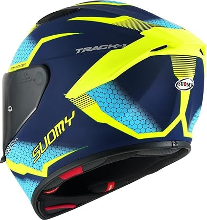 SUOMY-CASCOS TRACK-1 REACTION MATT BLUE/YELLOW – 2 – Maximomoto PT