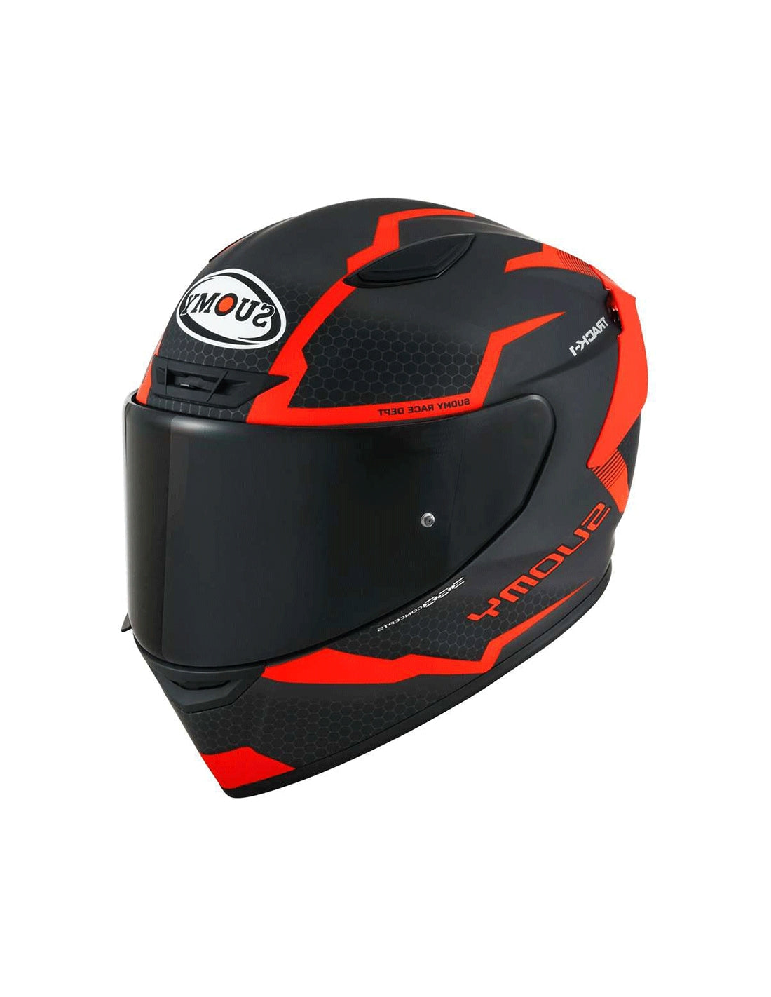 SUOMY-CASCOS TRACK-1 REACTION MATT ANTHRACITE/RED – 1 – Maximomoto PT