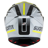 SUOMY-CASCOS TRACK-1 NINETY SEVEN GREY/YELLOW E06