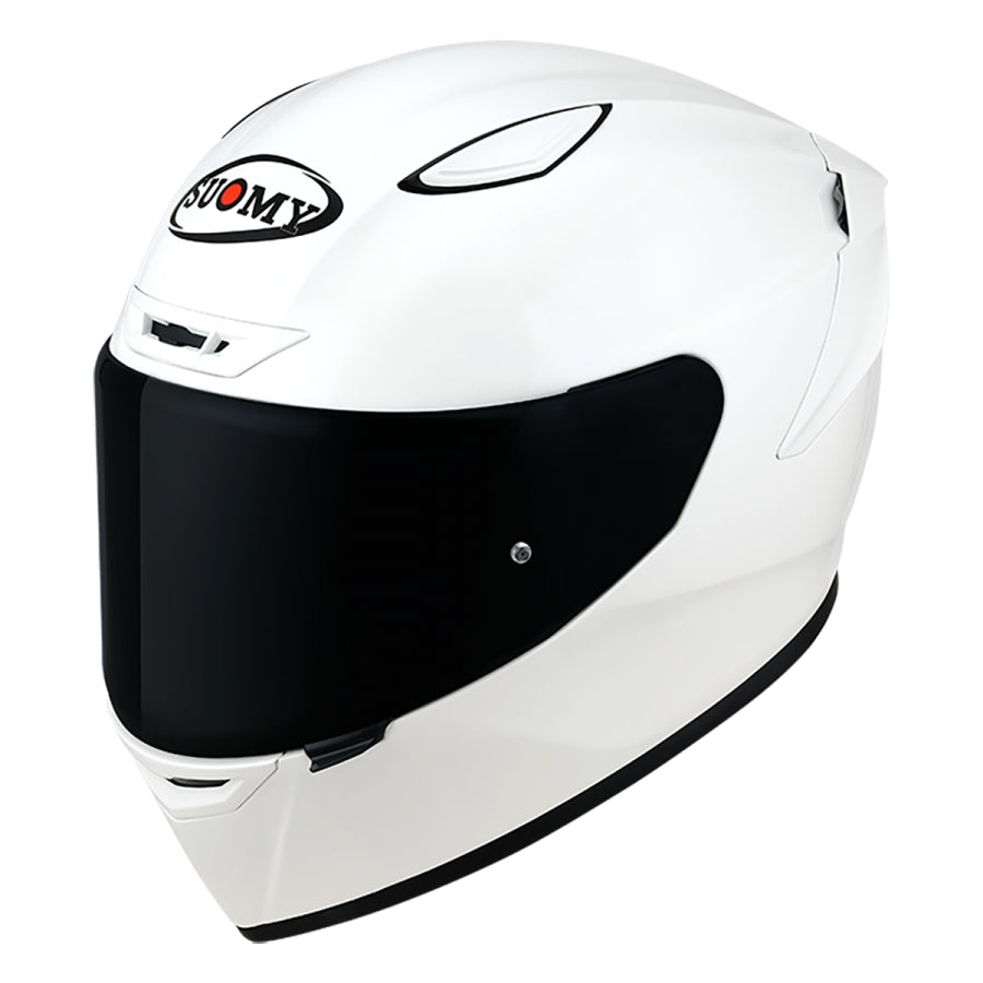 SUOMY-CASCOS TRACK-1 PLAIN WHITE E06 – 4 – Maximomoto PT