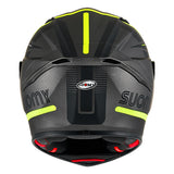 SUOMY-CASCOS TRACK-1 NINETY SEVEN MATT GUN METAL/YELLOW E06