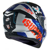 SUOMY-CASCOS SPEEDSTAR TACTIC MATT SILVER/RED