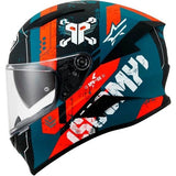 SUOMY-CASCOS SPEEDSTAR TACTIC MATT DARK GREEN/WHITE
