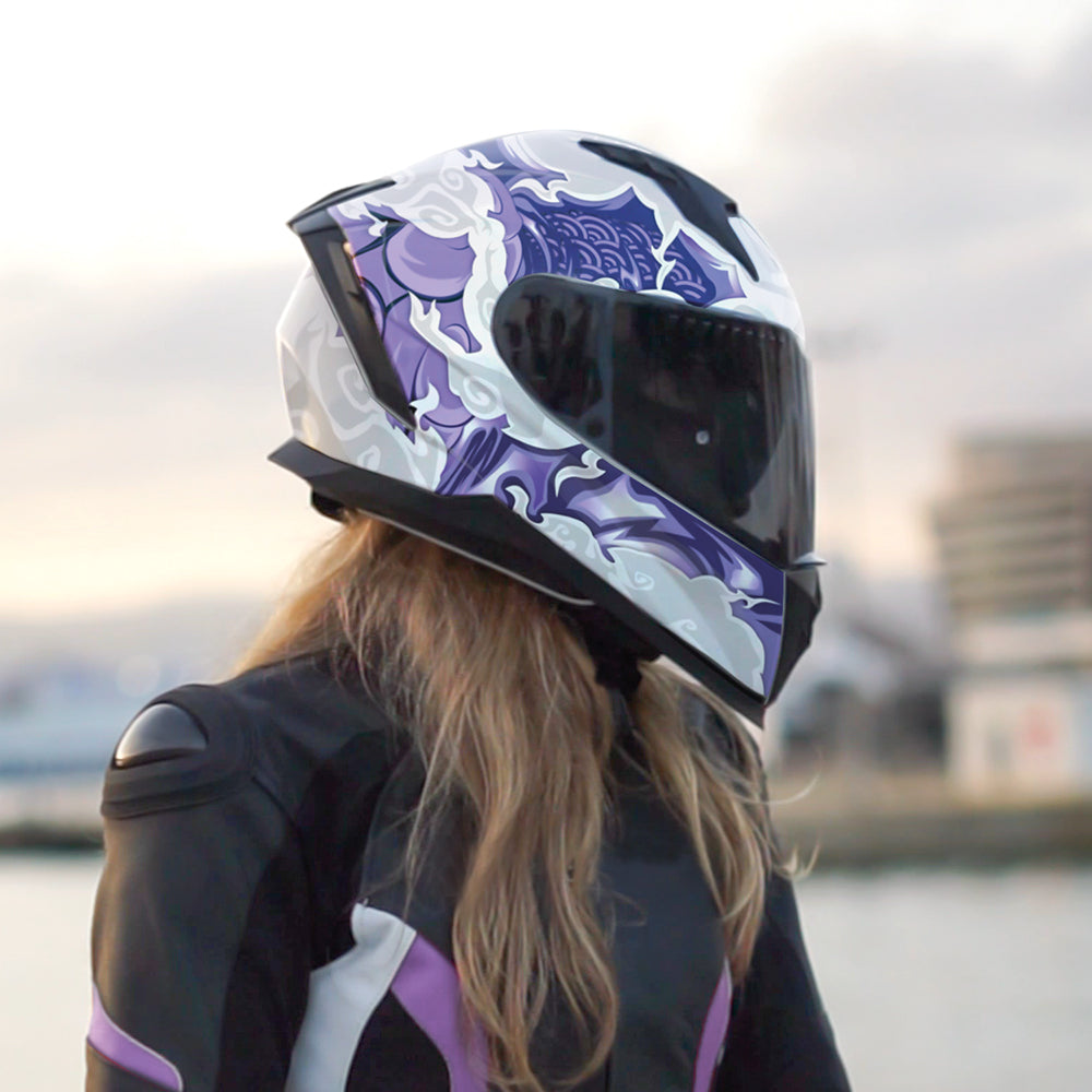 CGM 311F BLAST CLOUD CASCO INTEGRAL BLANCO MORADO MATE – 2 – Maximomoto PT