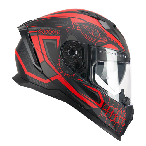 CGM 311M BLAST MAYA Integral For Motorcycle Casco Black Red Matte – 2 – Maximomoto PT