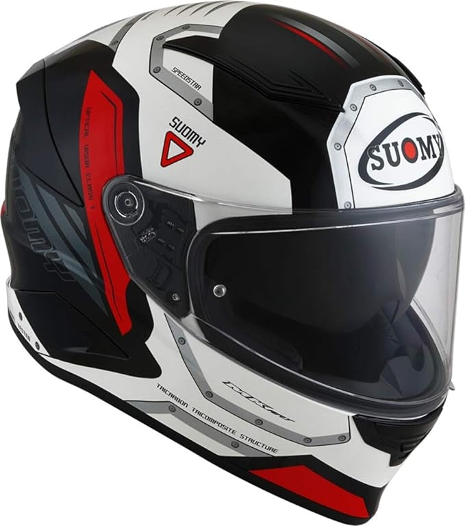 SUOMY-CASCOS SPEED STAR AIRPLANE WHITE/RED – 2 – Maximomoto PT