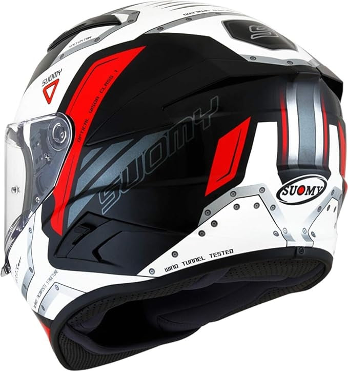 SUOMY-CASCOS SPEED STAR AIRPLANE WHITE/RED – 5 – Maximomoto PT