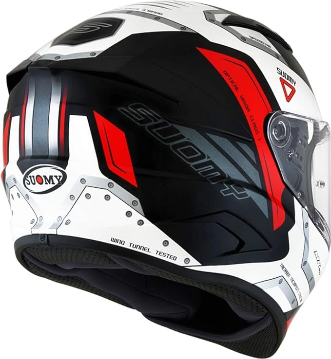 SUOMY-CASCOS SPEED STAR AIRPLANE WHITE/RED – 6 – Maximomoto PT