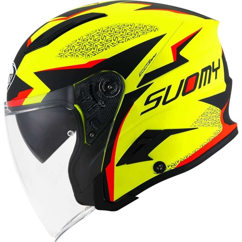 SUOMY-CASCOS SPEEDJET LUMINISM MATT YELLOW FLUO/XS – 6 – Maximomoto PT